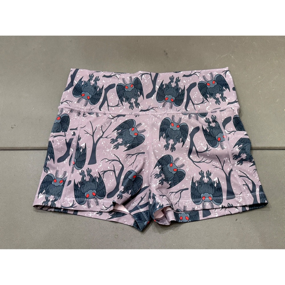 Constantly Varied Gear CVG Mothman Halloween Athletic Shorts Gym Lifting Large